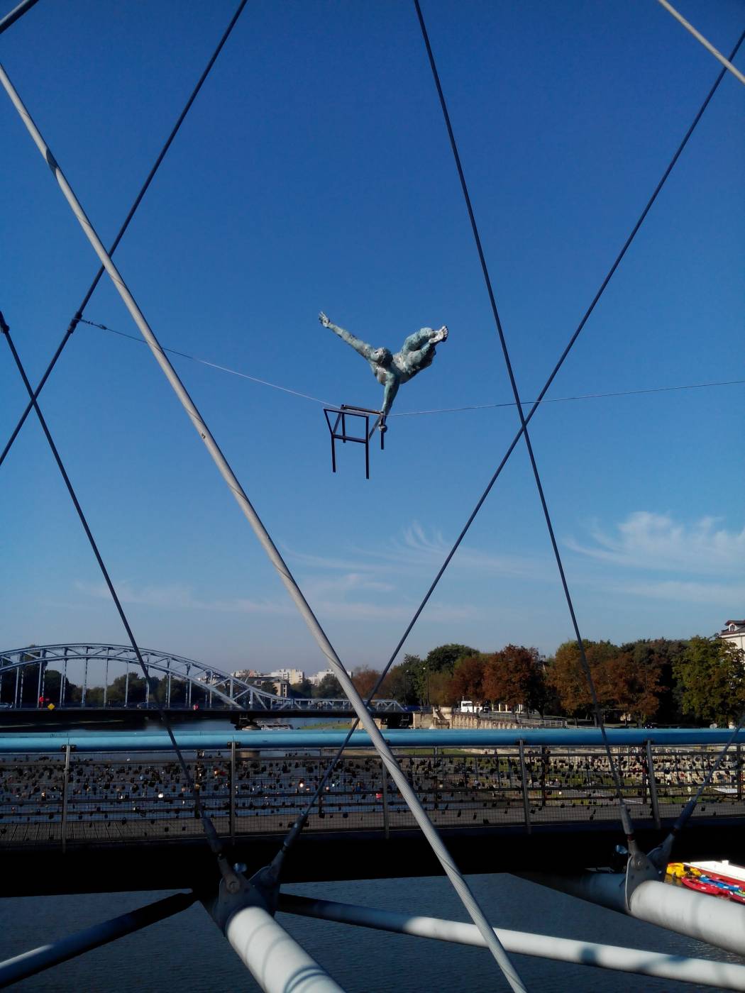 Пешеходный мост через Вислу