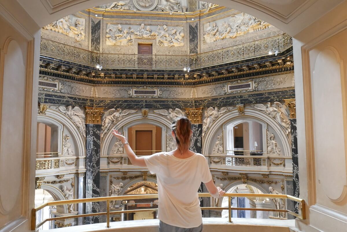 Внутреннее убранство музея Истории искусств в Вене