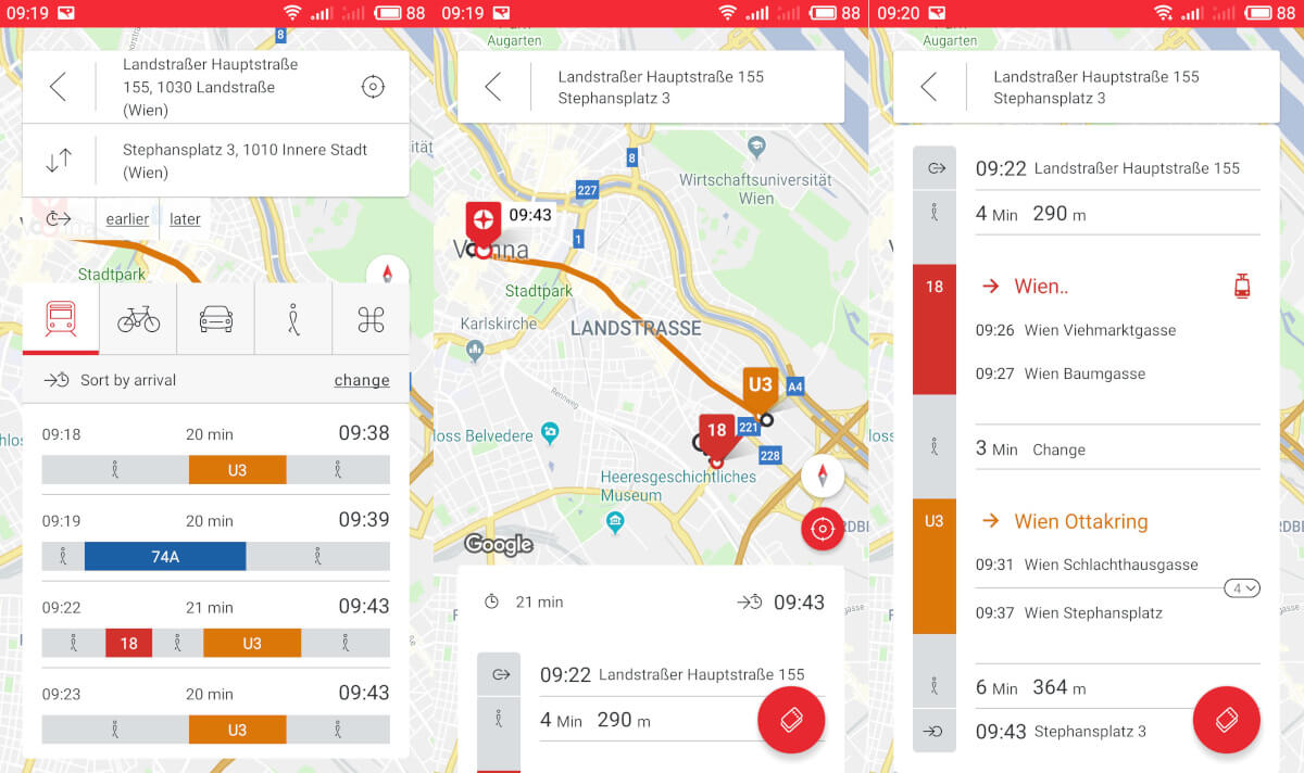 Приложение WienMobil