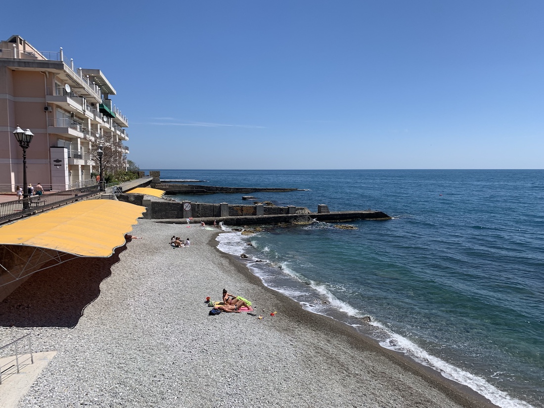 Пляж отеля Рипарио